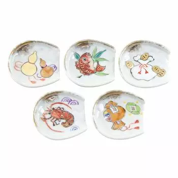 Kyoto ware Kiyomizu ware Shisengama chopstick rest set of 5 5cm Fukuyose hhf684 Made in Japan белый