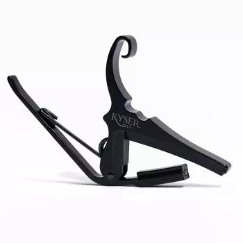 Kyser Low Tension Quick Change Capo Tast, матово-черный, KG6LTA