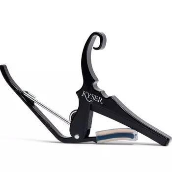 Kyser Quick Change Capo Tast для 12-струнной гитары KG12B, черный, чёрный