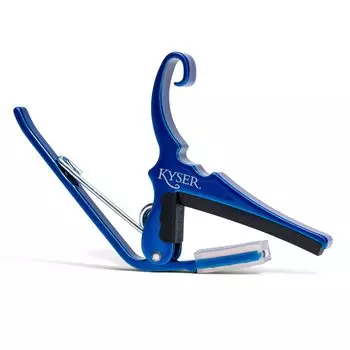 Kyser Quick Change Capo Tast для 6-струнной акустической гитары, синий, KG6U