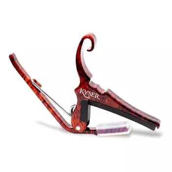 Kyser Quick Change Capo Tast для акустической 6-струнной гитары KG6RW, палисандр, розовый лес