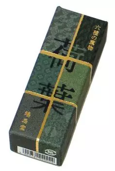 Kyukyodo incense six types of incense leaves 20 pieces 6cm