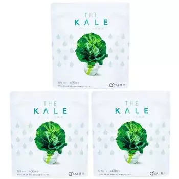 Kyusai Green Juice Kale Lactic Acid Bacterium Powder 420 г 30 дней Оптовая покупка 3 пакетов В комплекте с чашкой Shakashaka (приблизительно. поставка)