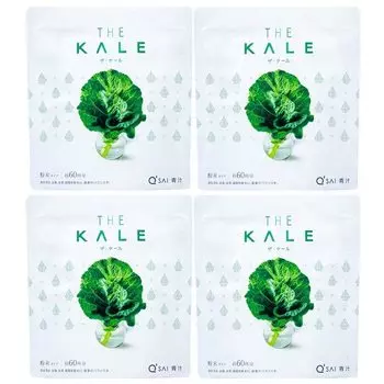 Kyusai Green Juice Kale Powder 420 г 30 дней Оптовая закупка 4 пакетов (приблизительно. поставка)