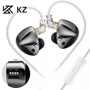 KZ D-Fi Tunnocular с двумя магнитными кольцами, проводные наушники-вкладыши, наушники Hi-Fi