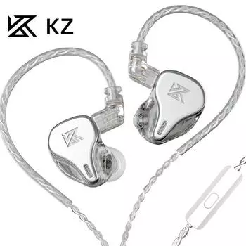 KZ DQ6 Трехкомпонентные наушники-вкладыши с динамическим кольцом, высокочастотный динамик, контроль шума, динамическая петля, тяжелая басовая головка, пшеница without MIC белый
