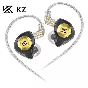 KZ-EDX Ультра двойное магнитное кольцо-вкладыш-гарнитура Сменные линии HIFI Музыкальные игровые компьютерные наушники