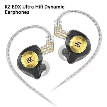 KZ EDX Ultra Professional Dynamic Hifi наушники проводные стерео басовые музыкальные наушники внутриканальные спортивные наушники с шумоподавлением и микрофоном. No Mic