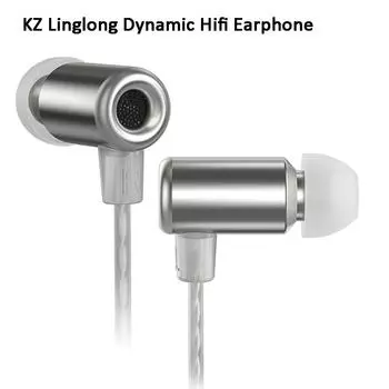 KZ LingLong — открытые динамические наушники Hi-Fi с басами и микрофоном, проводные спортивные стереонаушники с разъемом 3,5 мм и функцией шумоподавления. No Mic
