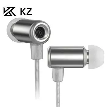 KZ Micro-динамические автомобильные наушники-вкладыши с кольцом для музыкальных игр, спортивные универсальные мини-наушники without MIC