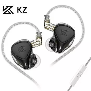 KZ-ZEX PRO Статическое кольцо, железные наушники-вкладыши смешанного типа, металлическая проводная проводка, пшеница, Hi-Fi, музыкальная игра, обычный without MIC белый
