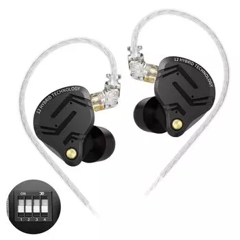 KZ ZS12 Pro не черный (Возможна настройка, микрофон)
