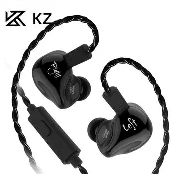 KZ-ZS4 Circle Iron Ear-in-Ear Наушники Управление с компьютерной гарнитурой для мобильного телефона HIFI Удобное ношение