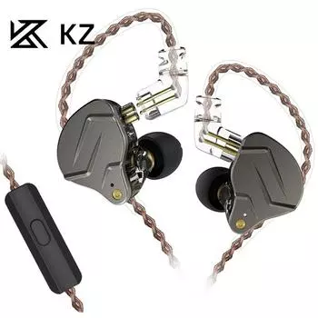 KZ-ZSN PRO Наушники Тяжелый кабель сабвуфера Линия управления двигателем в ухо Наушники HiFi
