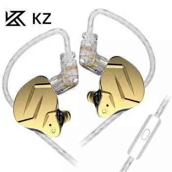 KZ-ZSN PRO Наушники-вкладыши с металлическим кольцом и железным проводом с пшеницей