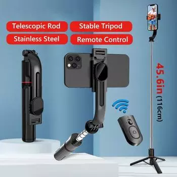 L13 Расширенная версия Беспроводная Bluetooth-палка для селфи Складной штатив с дистанционным управлением затвором для Android IOS 2025 Последняя популярная модель