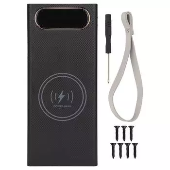 L16 QC 22.5W+15W беспроводной зарядный аккумуляторный корпус 16x18650 аккумуляторный ящик DIY внешний аккумулятор для мобильного телефона