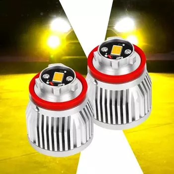 L1B Новая оригинальная светодиодная противотуманная лампа Toyota Lemmon Yellow 3000K совместима с техосмотром автомобиля 5800 лм Bakugou WEATAK Hiace 7 Type Corolla жёлтый