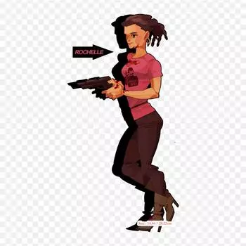 L4Drochelle Left 4 Dead 2 термопереносная печать, виниловые нашивки, наклейки для одежды, аппликации «сделай сам», моющиеся нашивки