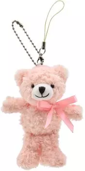 L5870832 Cuppy Bear Брелок для ключей Лососево-розовый [Kanaru]