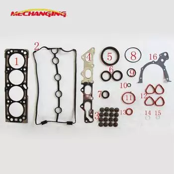 L91 F16D3 ПОДХОДИТ ДЛЯ CHEVROLET OPTRA (1J_) 1.6 Двигатель Полный Комплект Прокладок Комплект Прокладок Двигателя Прокладка Головки Блока Цилиндров 93740513 50253100