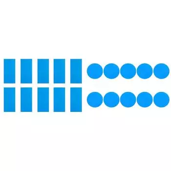 #L 10 шт. Комплект для ремонта бассейна Прочные ПВХ-укороченные бытовые принадлежности (25х10 СМ)