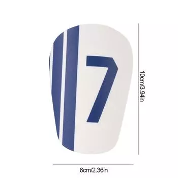 #L 1 пара футбольных накладок на голень, легкая износостойкая защита ног (Синий С)