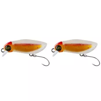 #L 38 мм 2,3 г насекомое микроприманка светящаяся мини плавающая приманка для ловли форели (желтый