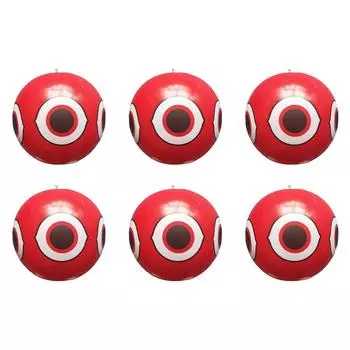 #L 40 см надувной отпугиватель птиц отпугивающие воздушные шары для глаз (красный)