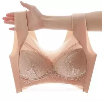 L-5XL кружевной бюстгальтер больших размеров для женщин, нижнее белье, сексуальные бюстгальтеры пуш-ап, беспроводной бюстгальтер, глубокий бюстгальтер, топы, чашка, сексуальное женское белье, бюстгальтер женский L