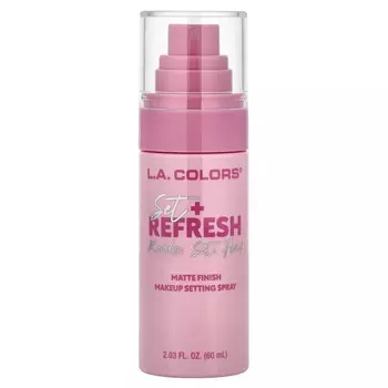 L.A. Colors, Set + Refresh, Makeup Setting Spray, CS338 Matte, 60ml (2.03fl oz)