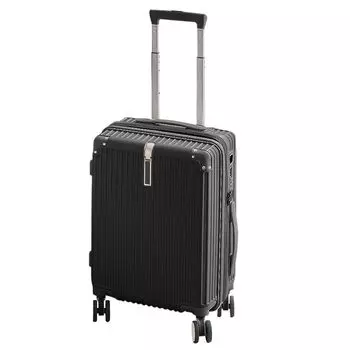 L carry carry double 360 degree equipped with TSA warranty zipper business [Shio SeaSwim] Suitcase, size, bag, case, carry-on, ultra-lightweight,