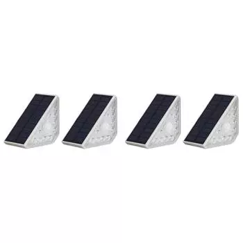 #L LED Solar Stair Lights IP44 Waterproof Solar Step Lights Outdoor Solar Light(