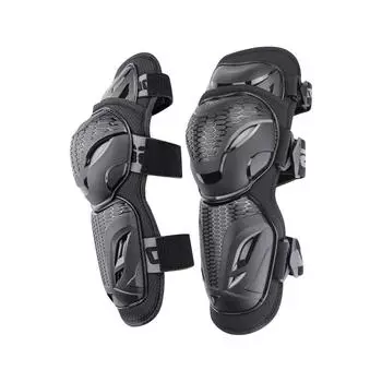 L Мотоциклетные наколенники и локти. Набор из четырех защитных протекторов для соревнований с круглой головкой, снаряжение для езды на мотоцикле по бездорожью, спортивные протекторы. One Size