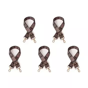 #L нейлоновый ремень через плечо мягкий женский широкий ремень для сумки цепочка ремень для сумки (Черный+Розовый