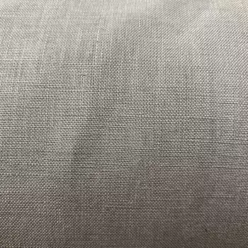 Льняная тонкая ткань для поделок и масок ручной работы 100% (Серый, 100см)
