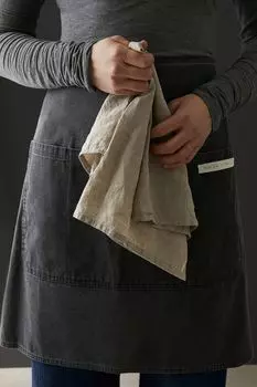 Льняное кухонное полотенце