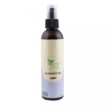 Льняное масло: для ухода за кожей и волосами (200 мл), Pure Flaxseed Oil, Nature s. Tattva 200ml