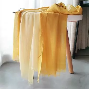 Льняной шарф со скидкой нового клиента, женский художественный шарф, летний тонкий шарф, шаль 200x100cm