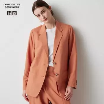 Льняную куртку UNIQLO JAPAN можно сложить