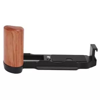 L-образная быстросъемная пластина с деревянной рукояткой, вертикальная быстросъемная пластина с холодным башмаком 14 дюймов чёрный