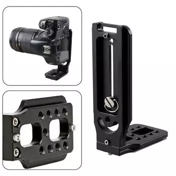 L-образный кронштейн с быстросъемной пластиной L, винт 1/4 дюйма для крепления Arca для Nikon