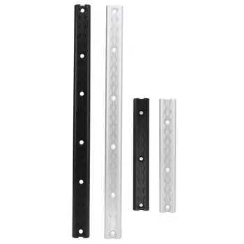 L-образный рельс с просверленным отверстием для крепления грузов, прочный алюминиевый рельс для грузовых платформ и прицепов Silver 60mm