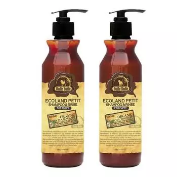 L Ocan Softeboudle Ecoland Petite Dog Shampoo and Rinse, корейский шампунь для домашних животных