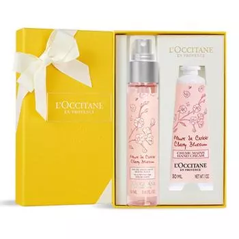 L Occitane Cherry Blossom Mist 50 мл + Hand Cream 30 мл Набор, 1 набор