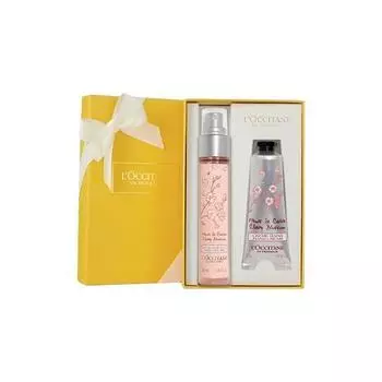 L Occitane Cherry Blossom Mist & Hand Cream Duo Новинка, корейская косметика