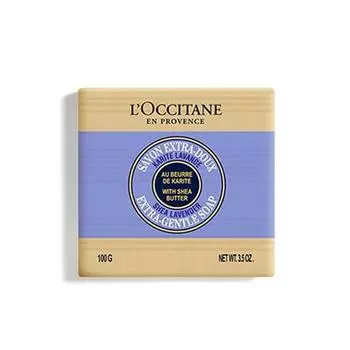 L Occitane Экстранежное мыло Ши Лаванда 100г