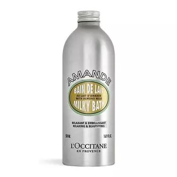 L Occitane Миндальное расслабляющее и увлажняющее молочко для ванны, 500 мл, 1 шт.