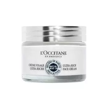 L Occitane Ультра насыщенный крем для лица с маслом ши, 50 мл, НОВИНКА (На), Корейская косметика