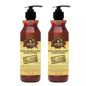 L Ocean Softeul Budul Ecoland Balance Dog Shampoo & Rinse, 500мл, 2 шт., Корейский шампунь для домашних животных